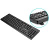 Teclado Office OF 01 Usb Abnt2 com Teclado Numrico Preto RMTC01FB