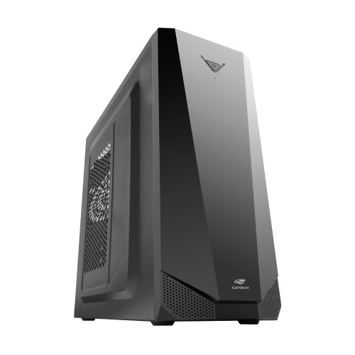 Gabinete Gamer MID Tower Preto sem Fonte C3Tech MT-G80BK